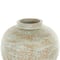 Brown Ceramic Antique Style Textured Patina Vase
